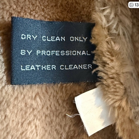 VNTG XOXO Brand 90s Penny Lane Genuine Suede Leather and Fur Coat - Picture 12 of 15